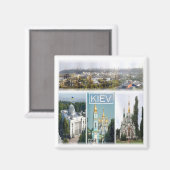 UA006 KIEV, Oekraïne, Europa, Fridge Magneet (Voorkant / Achterkant)