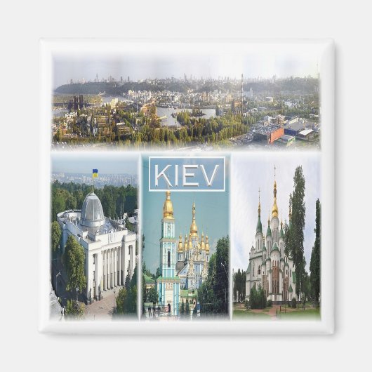 UA006 KIEV, Oekraïne, Europa, Fridge Magneet (Voorkant)