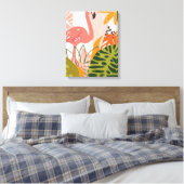 UA Oerwoud Flamingo II Canvas Afdruk (Insitu (Slaapkamer))