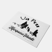 UA POU (zwart) Deurmat (Schuin)