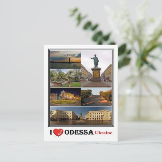 UA Ukraine - Odessa - Briefkaart (Staand voorkant)