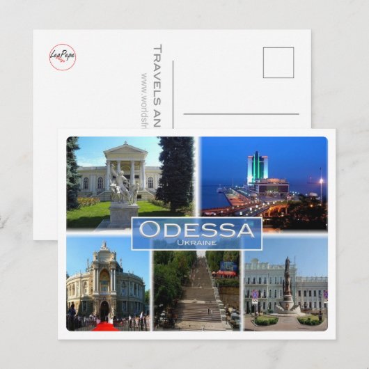 UA Ukraine - Odessa - Briefkaart (Voorkant / Achterkant)