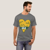 UAA Universiteit van Alaska Anchorage Hart T-shirt (Voorkant volledig)