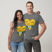 UAA Universiteit van Alaska Anchorage Hart T-shirt (Unisex)