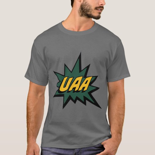 UAA Universiteit van Alaska Anchorage Oversized 2 T-shirt (Voorkant)