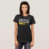 UAB KIDKIS Crypto Millionaire Loading Funny Bitcoi T-shirt (Voorkant volledig)