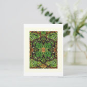 UABSTRACT AMBIDEXTEROUS TREES #66, geef G, Olie ui Briefkaart (Staand voorkant)