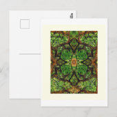 UABSTRACT AMBIDEXTEROUS TREES #66, geef G, Olie ui Briefkaart (Voorkant / Achterkant)