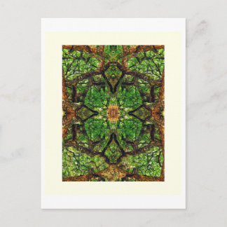 UABSTRACT AMBIDEXTEROUS TREES #66, geef G, Olie ui Briefkaart