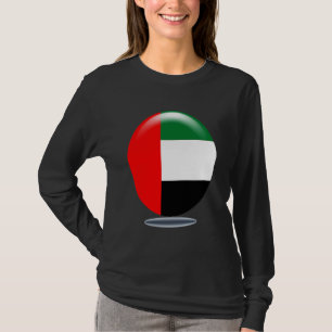 UAE Cirkel Vlag Als UAE Signaal Voor Emiratis Als T-shirt