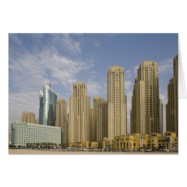 UAE, Dubai, Marina. Jumeirah Beach Residence (Voorkant Horizontaal)