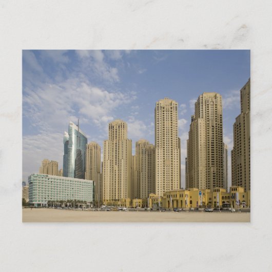 UAE, Dubai, Marina. Jumeirah Beach Residence Briefkaart (Voorkant)