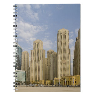 UAE, Dubai, Marina. Jumeirah Beach Residence Notitieboek