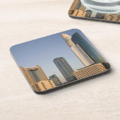 UAE, Dubai. Park Place Tower en andere Bier Onderzetter (Linkerzijde)