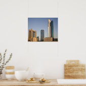 UAE, Dubai. Park Place Tower en andere Poster (Keuken)