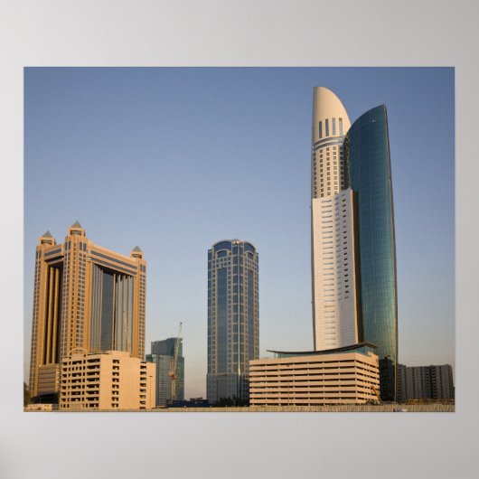 UAE, Dubai. Park Place Tower en andere Poster (Voorkant)