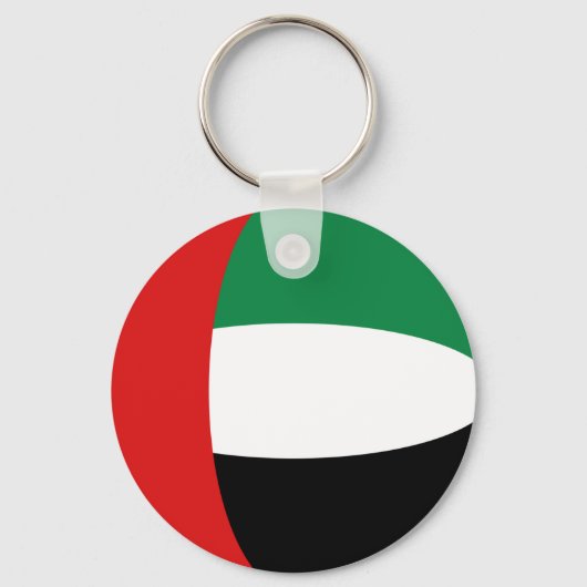 UAE Fisheye Flag Sleutelhanger (Voorkant)
