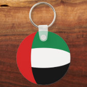 UAE Fisheye Flag Sleutelhanger (Voorkant)