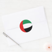 UAE Fisheye Vlag Sticker (Envelop)