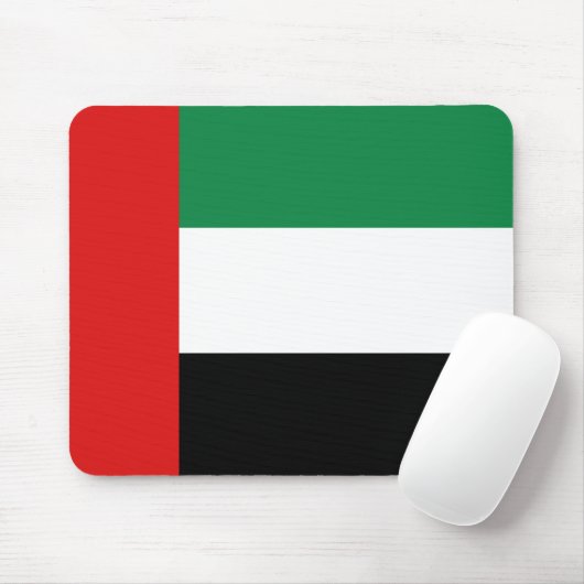 UAE Flag Mousepad Muismat (Met muis)
