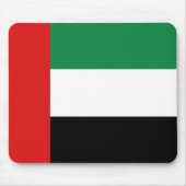 UAE Flag Mousepad Muismat (Voorkant)