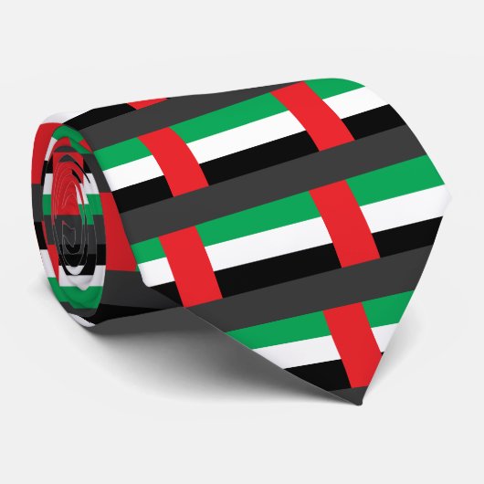 Uae Flag Stropdas (Opgerold)