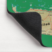 UAE Map Mousepad Muismat (Hoek)