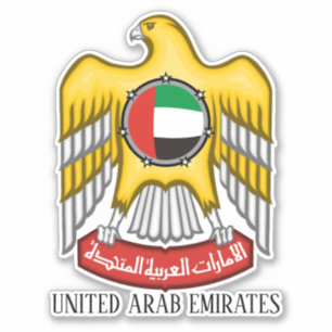 UAE National emblem Patriotic Sticker