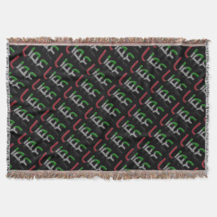 UAE United Arab Emirates Flag Colors Typography Deken