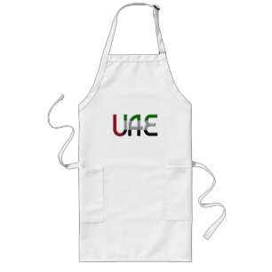 UAE United Arab Emirates Flag Colors Typography Lang Schort