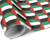 UAE Vlag Honingraat Inpakpapier (Rol Hoek)