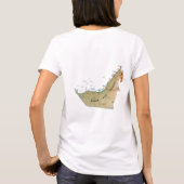 UAE Vlag + Kaart + Tekst T-shirt (Achterkant)