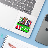 UaL Custom Cut Sticker (Laptop met iPhone)