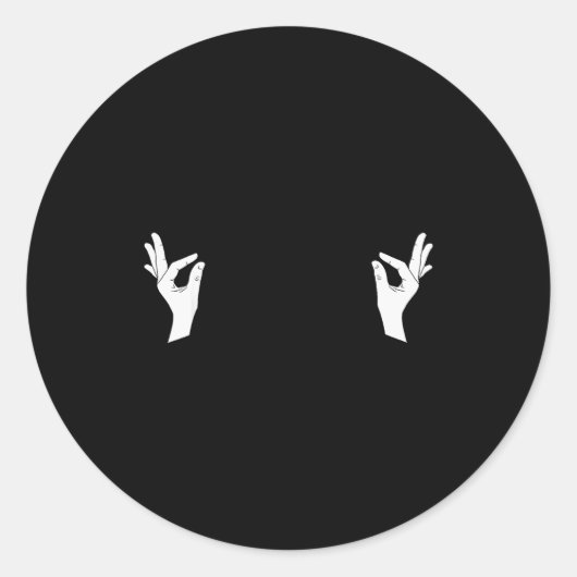 Ual Innuendo Funny Offensive Adult Humor Gag Raunc Ronde Sticker (Voorkant)