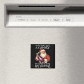 Ual Innuendo Santa Rude Christmas  Magneet (Insitu (Vaatwasser))