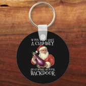 Ual Innuendo Santa Rude Christmas Sleutelhanger (Voorkant)