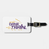 UAlbany Dane Train Logo Bagagelabel (Voorkant horizontaal)
