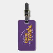 UAlbany Dane Train Logo Bagagelabel (Voorkant verticaal)