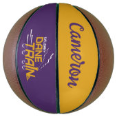UAlbany Dane Train Logo Basketbal (Verticaal)