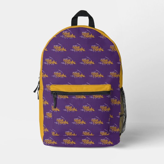UAlbany Dane Train Logo Bedrukte Rugzak (Voorkant)