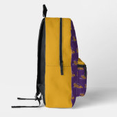 UAlbany Dane Train Logo Bedrukte Rugzak (Links)