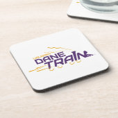 UAlbany Dane Train Logo Bier Onderzetter (Linkerzijde)