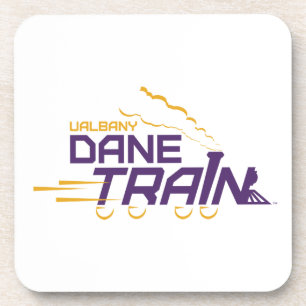 UAlbany Dane Train Logo Bier Onderzetter