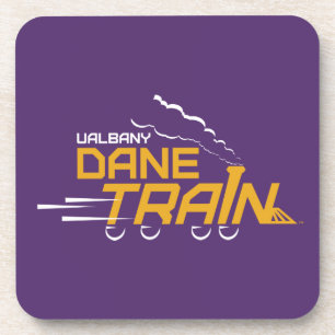UAlbany Dane Train Logo Bier Onderzetter
