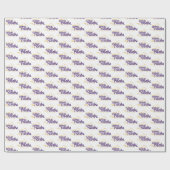 UAlbany Dane Train Logo Cadeaupapier (Vlak)