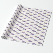 UAlbany Dane Train Logo Cadeaupapier (Uitgerold)