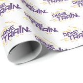UAlbany Dane Train Logo Cadeaupapier (Rol Hoek)