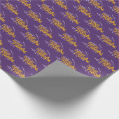 UAlbany Dane Train Logo Cadeaupapier (Hoek)