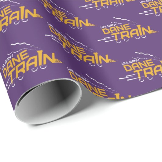 UAlbany Dane Train Logo Cadeaupapier (Rol Hoek)