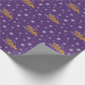 UAlbany Dane Train Logo Cadeaupapier (Hoek)